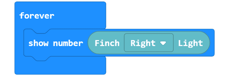 Finch Light Sensor Block