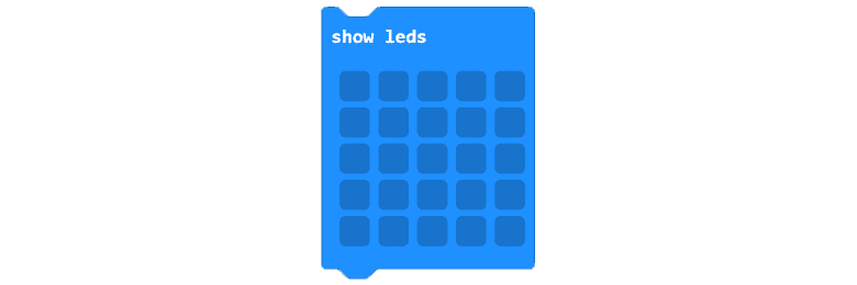 Show LEDs block Block